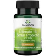 SWANSON Ultimate 16 Strain Probiotic z FOS (60 kaps.)