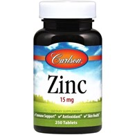 CARLSON Zinc, 15 mg (250 tabs)