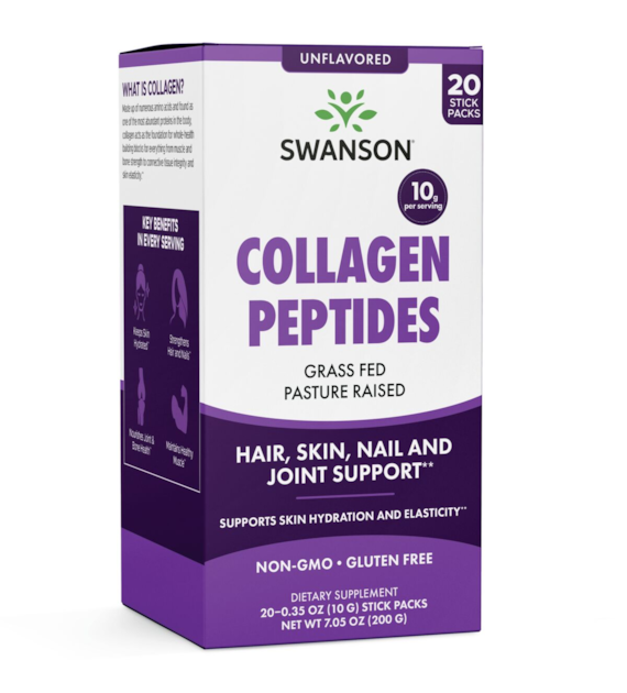 SWANSON Collagen Peptides - Peptydy kolagenow (20 saszetek)