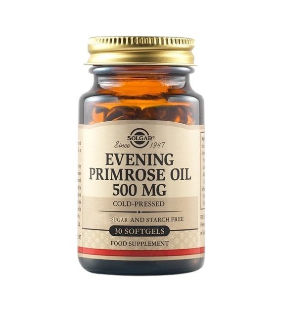 SOLGAR Evening Primrose Oil 500 mg - Olej z Wiesiołka 500 mg (30 kaps.)