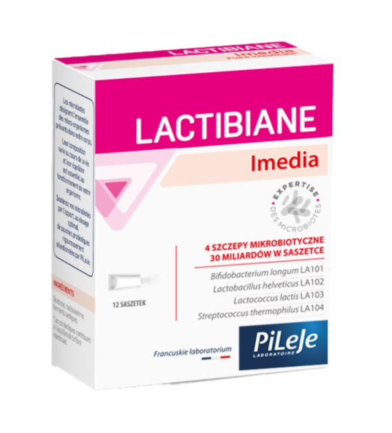 PILEJE Lactibiane Imedia - Probiotyk, saszetki (12 szt.)