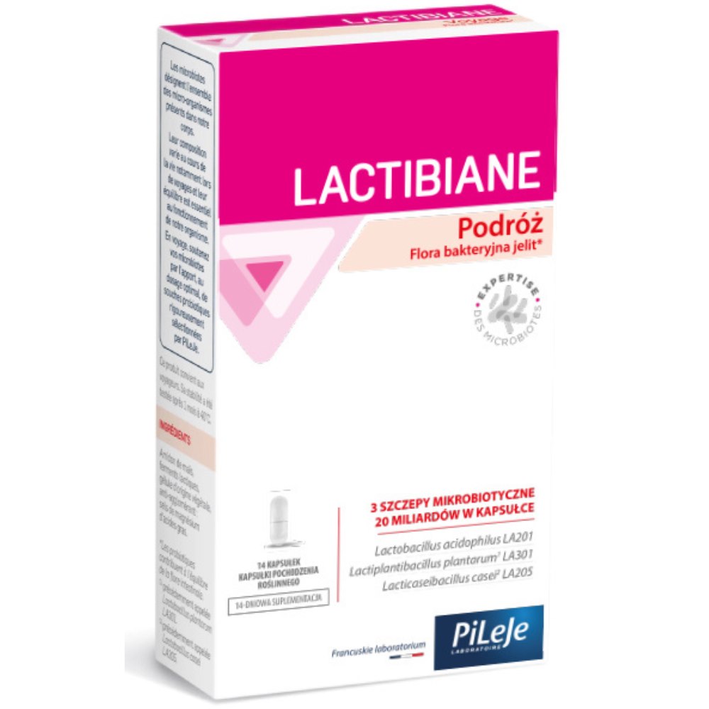 PILEJE Lactibiane Podróż - Probiotyk (14 kaps.)