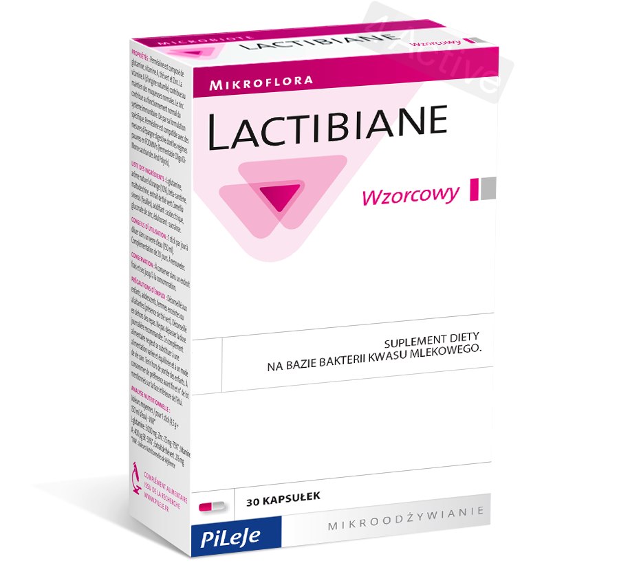 PILEJE Lactibiane Wzorcowy - Probiotyk (30 kaps.)
