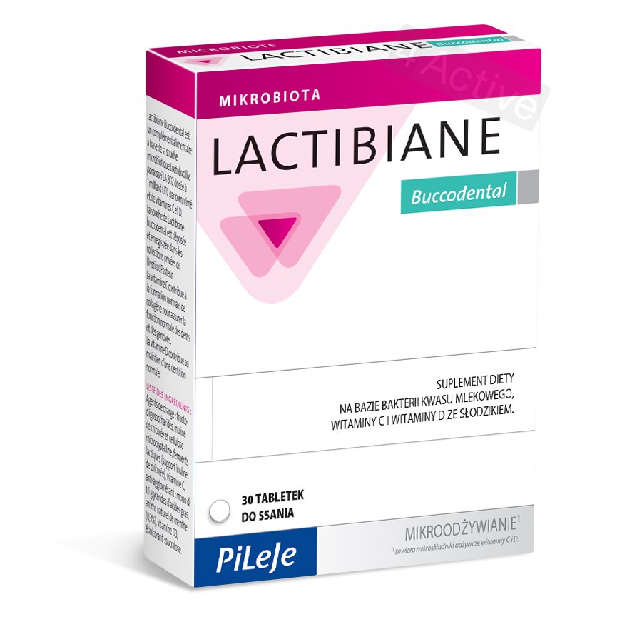 PILEJE Lactibiane Buccodental - Probiotyk (30 tabl.)