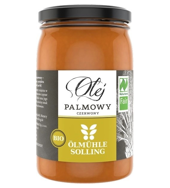 ÖLMÜHLE SOLLING Bio czerwony olej palmowy (250 ml)