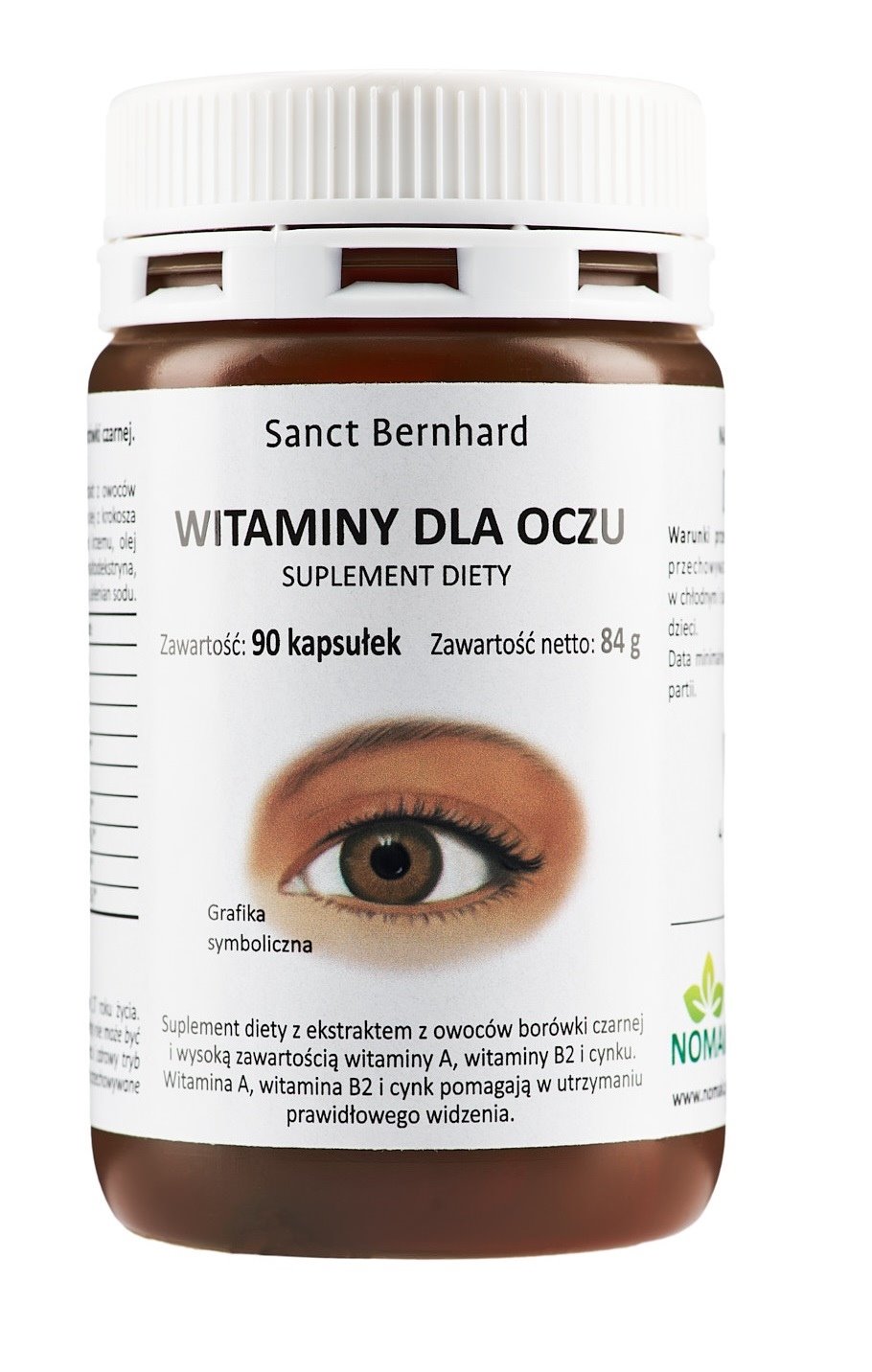 KRAUTERHAUS SANCT BERNHARD Witaminy dla oczu (90 kaps.)
