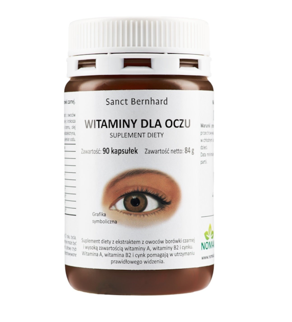 KRAUTERHAUS SANCT BERNHARD Witaminy dla oczu (90 kaps.)