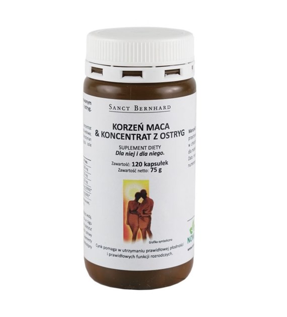 KRAUTERHAUS SANCT BERNHARD Oysters Maca Active Capsules (120 caps)