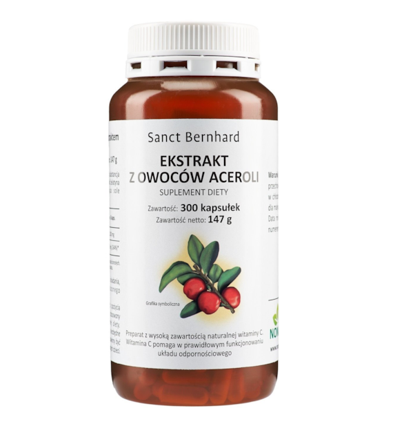 KRAUTERHAUS SANCT BERNHARD Acerola ekstrakt (300 kaps.)