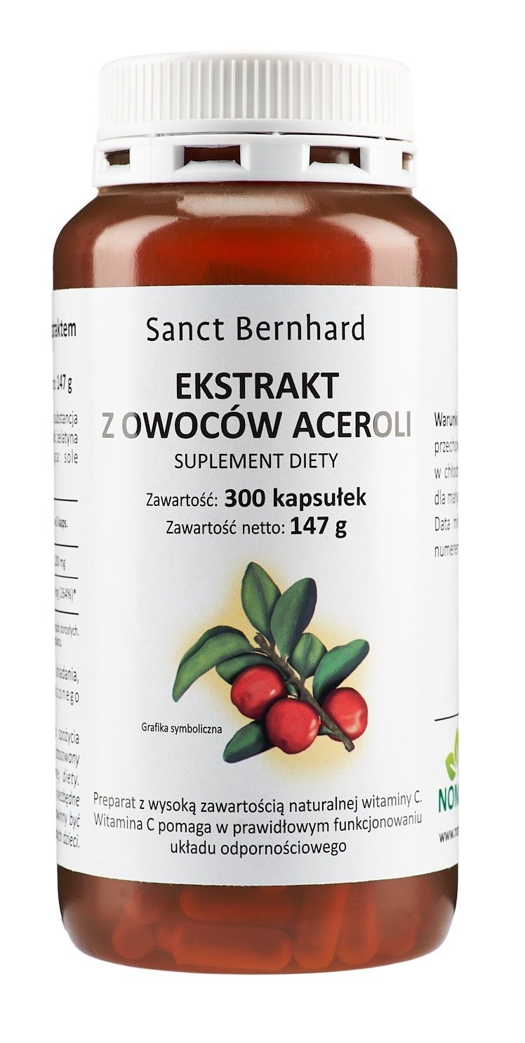 KRAUTERHAUS SANCT BERNHARD Acerola ekstrakt (300 kaps.)