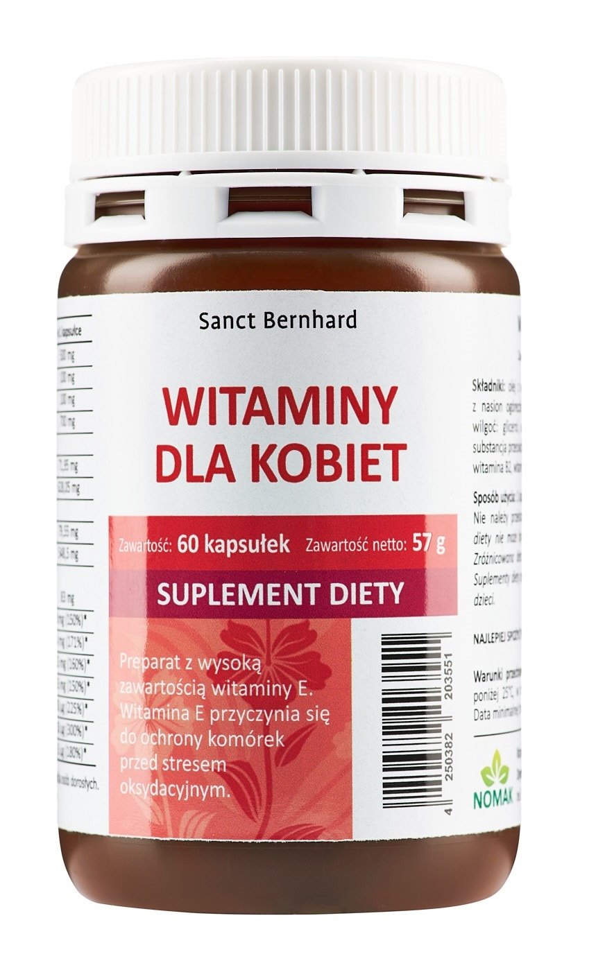 KRAUTERHAUS SANCT BERNHARD Witaminy dla kobiet (60 kaps.)