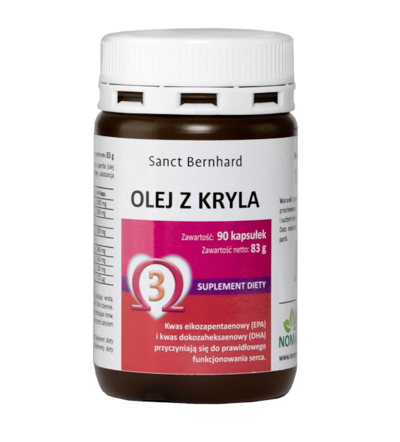 KRAUTERHAUS SANCT BERNHARD Olej z kryla (90 kaps.)