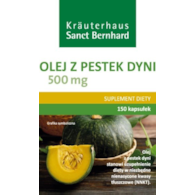 KRAUTERHAUS SANCT BERNHARD Olej z pestek dyni 500 mg (150 kaps.)