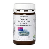 KRAUTERHAUS SANCT BERNHARD Omega 3 Fish Oil Capsules, 500 mg (120 caps)