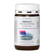KRAUTERHAUS SANCT BERNHARD OMEGA 3 Olej rybny 500 mg (120 kaps.)