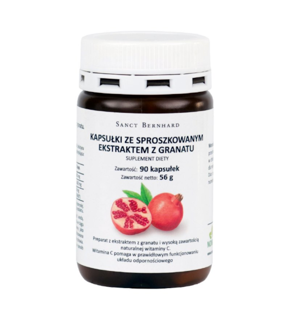 KRAUTERHAUS SANCT BERNHARD Granat ekstrakt 500 mg (90 kaps.)