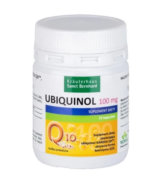 KRAUTERHAUS SANCT BERNHARD Ubiquinol Kaneka QH 100 mg (75 caps)
