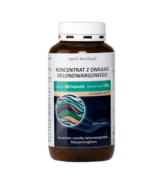 KRAUTERHAUS SANCT BERNHARD Omułek zielonowargowy - koncentrat (300 kaps.)