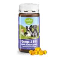 TIERLIEB Omega 3-6-9 z olejem lnianym dla psów (180 kaps.)