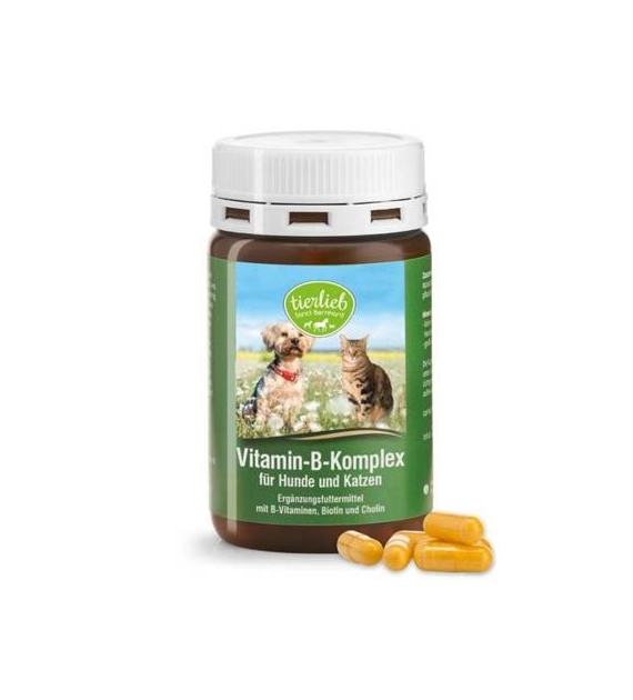 TIERLIEB Witamina B-Complex dla psów i kotów (120 kaps.)