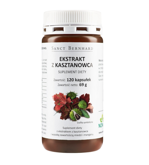 KRAUTERHAUS SANCT BERNHARD Ekstrakt z kasztanowca (120 kaps.)