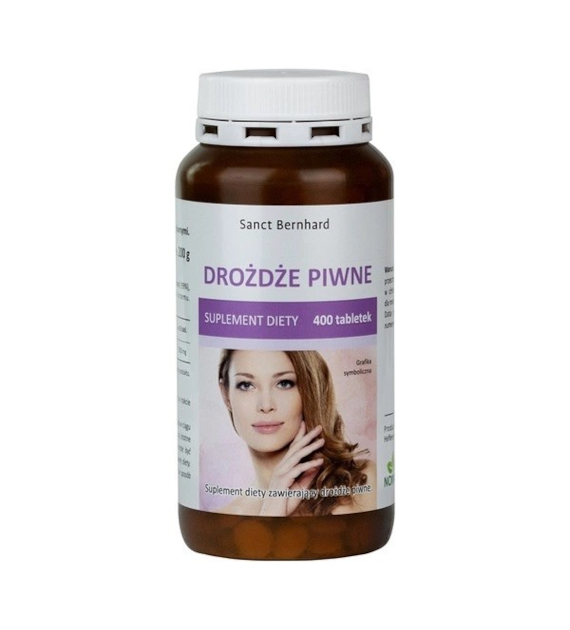 KRAUTERHAUS SANCT BERNHARD Drożdże piwne (400 tabl.)