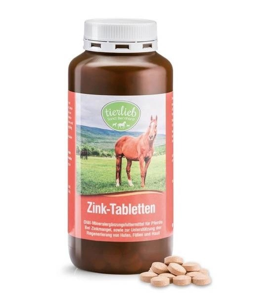 TIERLIEB Cynk organiczny dla konia (500 tabl.)