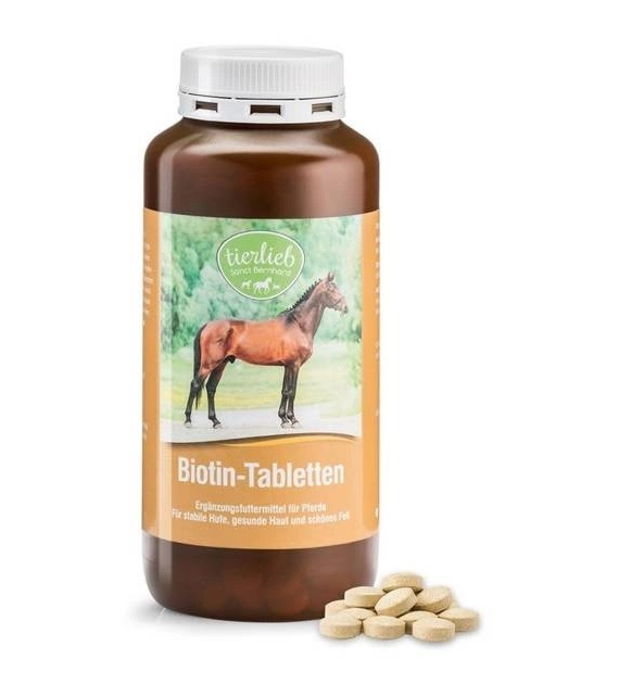 TIERLIEB Biotyna dla koni (500 tabl.)