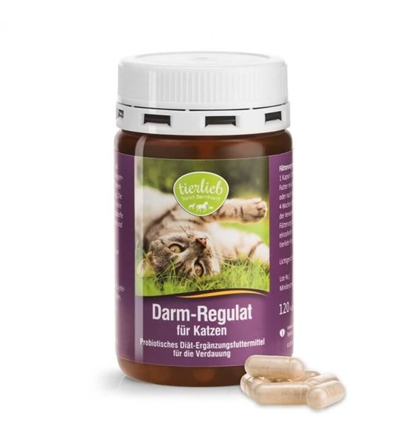 TIERLIEB Darm-Regulat with Probiotic for Cats (120 caps)