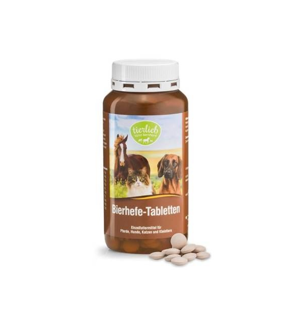 TIERLIEB Drożdże piwne dla psów, kotów i koni  (400 tabl.)
