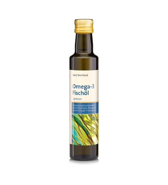 KRAUTERHAUS SANCT BERNHARD Omega 3 Fish Oil Lemon (250 ml / 8,45 fl. oz.)