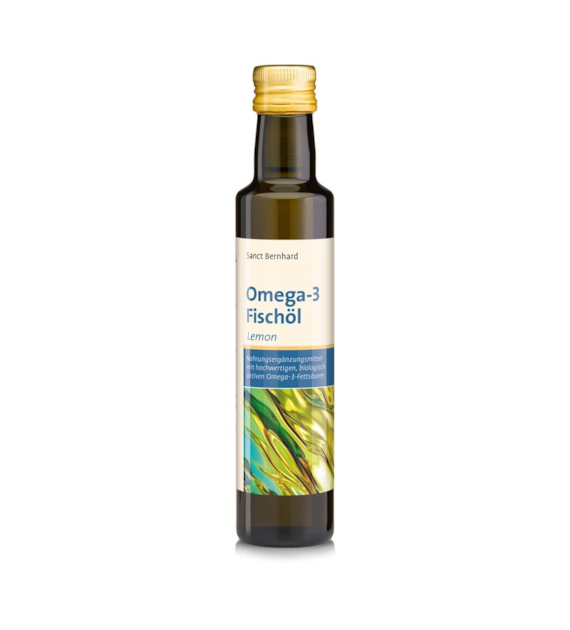 KRAUTERHAUS SANCT BERNHARD Olej rybny omega 3 - smak cytrynowy (250 ml)