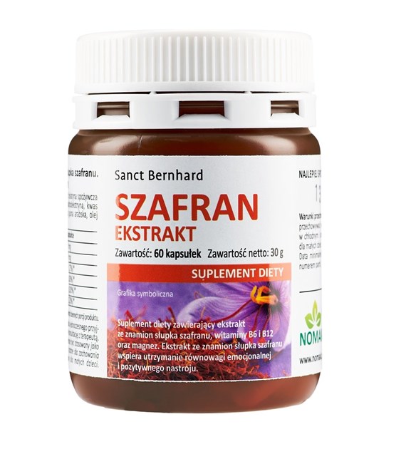 KRAUTERHAUS SANCT BERNHARD Saffron Nerve Capsules (60 caps)