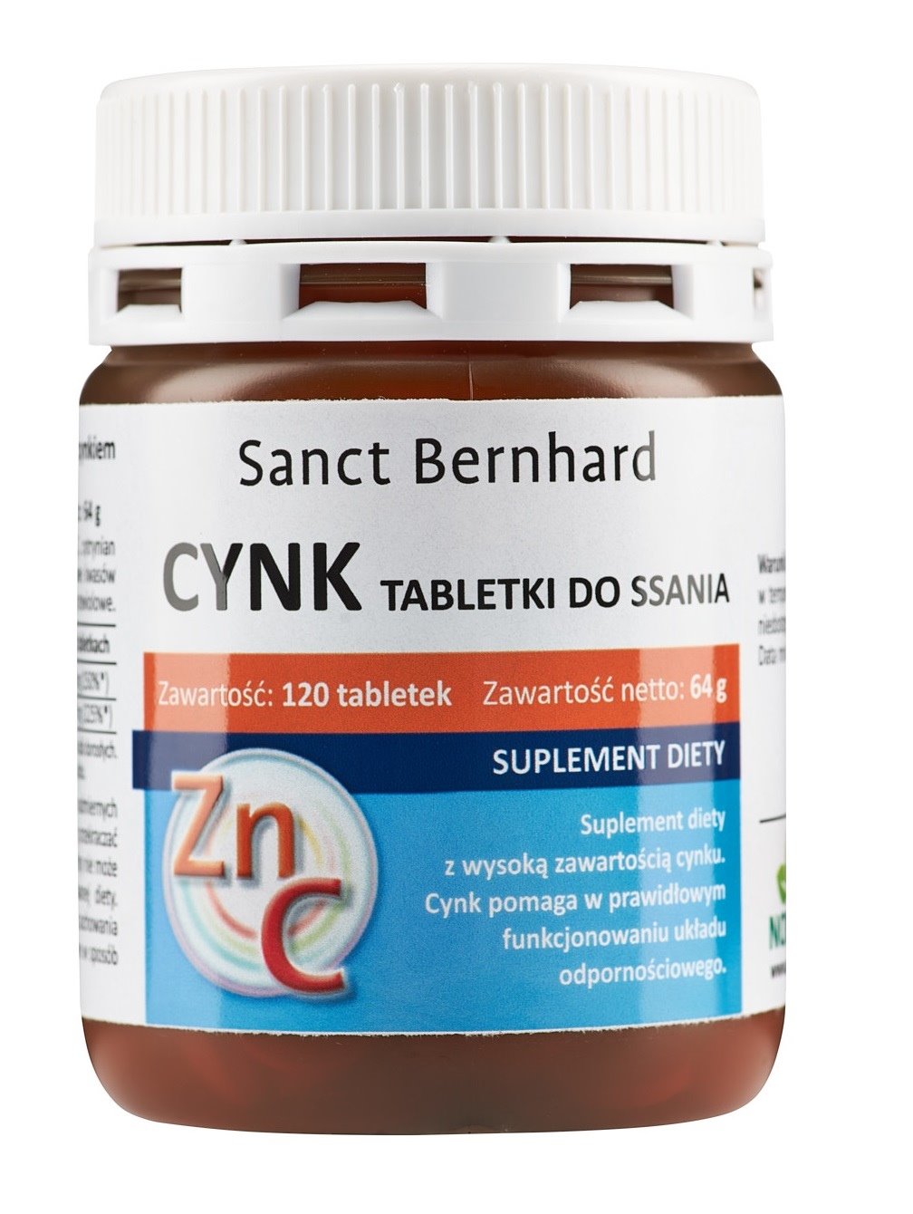 KRAUTERHAUS SANCT BERNHARD Cynk + Witamina C (120 tabl.)