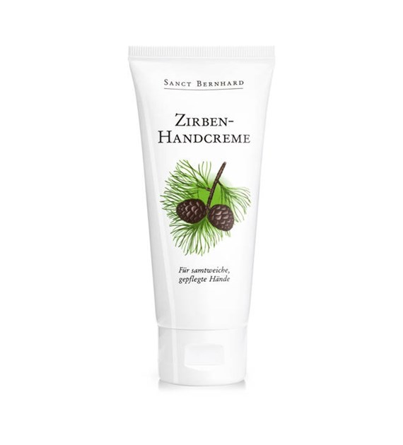 KRAUTERHAUS SANCT BERNHARD Zirben hand cream with limba pine oil (100 ml / 3,4 fl. oz.)