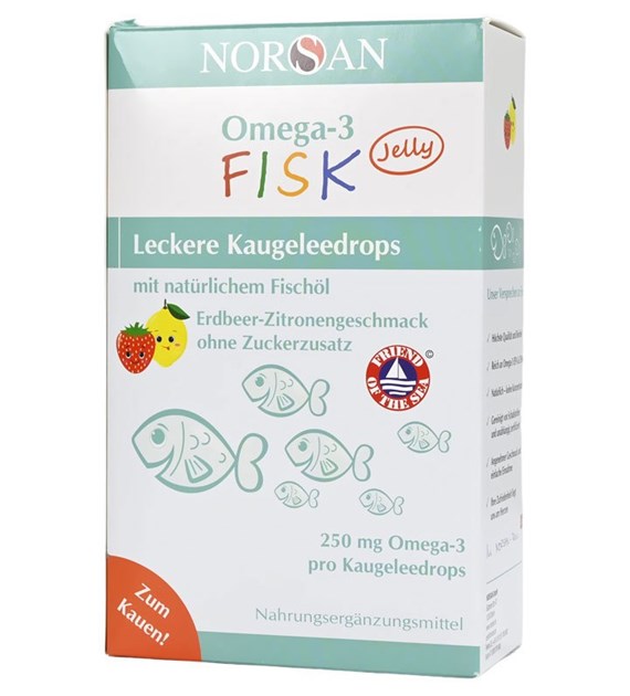 NORSAN Omega-3 Fisk Jelly (45 gummies)