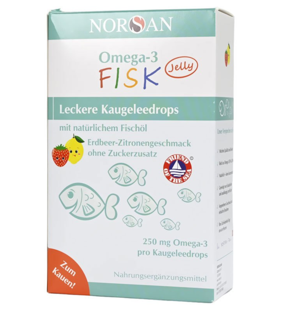 NORSAN Omega-3 Fisk Jelly (45 żelek)