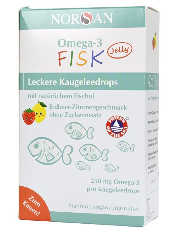 NORSAN Omega-3 Fisk Jelly (45 żelek)