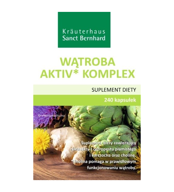 KRAUTERHAUS SANCT BERNHARD Wątroba aktiv* komplex (240 kaps.)
