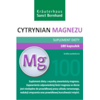 KRAUTERHAUS SANCT BERNHARD Cytrynian magnezu (180 kaps.)