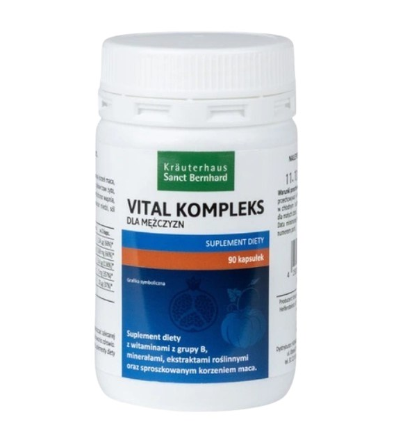 KRAUTERHAUS SANCT BERNHARD Vital kompleks dla mężczyzn (90 kaps.)