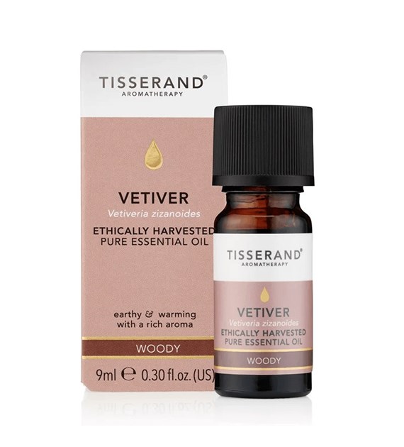 TISSERAND AROMATHERAPY Vetiver Vetiveria Zizanoides Ethically Harvested (9 ml / 0,3 fl. oz.)