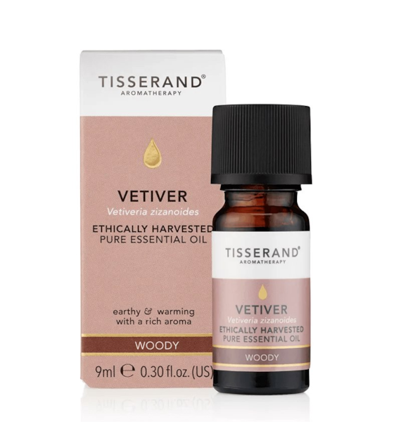 TISSERAND AROMATHERAPY Vetiver Ethically Harvested - Olejek Wetyweria (9 ml)