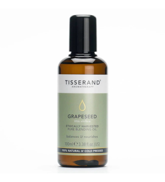 TISSERAND AROMATHERAPY Grapeseed Oil Ethically Harvested - Olejek bazowy / Olejek do Masażu z Winogron (100 ml)