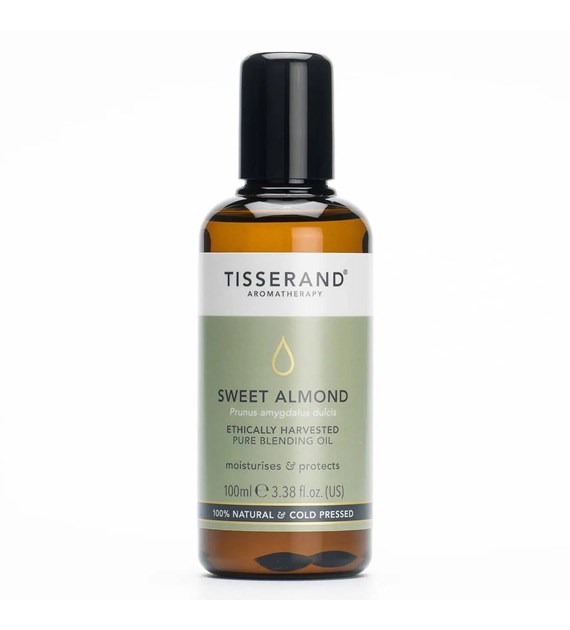 TISSERAND AROMATHERAPY Sweet Almond Ethically Harvested - Olejek bazowy / Olejek do Masażu z Migdałów (100 ml)