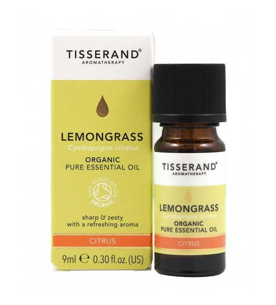 TISSERAND AROMATHERAPY Lemongrass Organic - Olejek z Trawy Cytrynowej (9 ml)