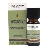 TISSERAND AROMATHERAPY Cedarwood (Virginian) Ethically Harvested - Olejek z Drzewa Cedrowego (9 ml)