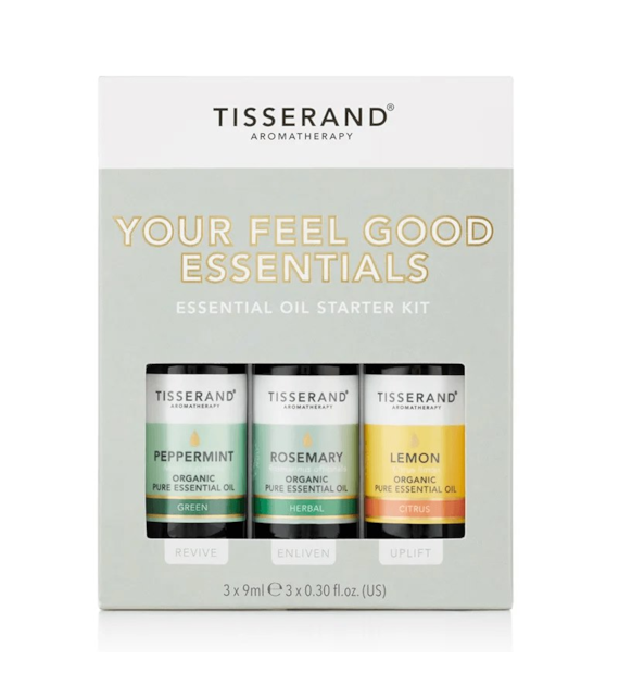 TISSERAND AROMATHERAPY Your Feel Good Essentials Kit - Zestaw olejków eterycznych 100% (3 x 9 ml)