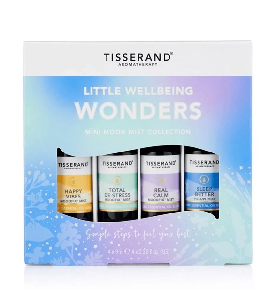 TISSERAND AROMATHERAPY Little Wellbeing Wonders - Mist Spray - Zestaw produktów eterycznych w sprayu (4 x 9 ml)