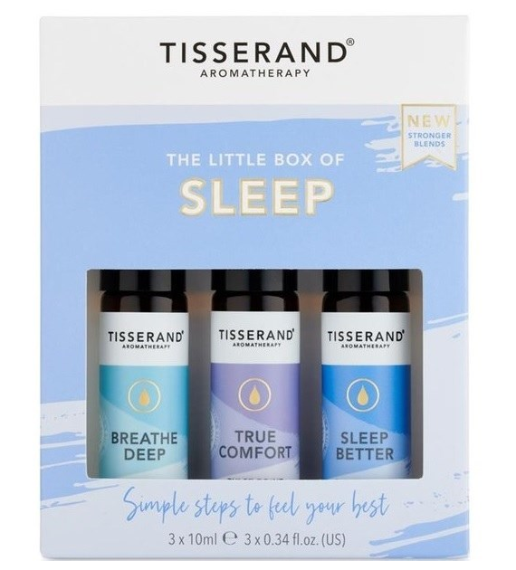 TISSERAND AROMATHERAPY The Little Box of Sleep - Zestaw olejków eterycznych roll-on na dobry sen (3 x 10 ml)